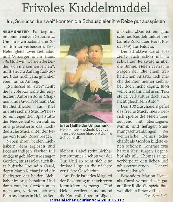 Holsteinischer Courier vom 28.03.2012